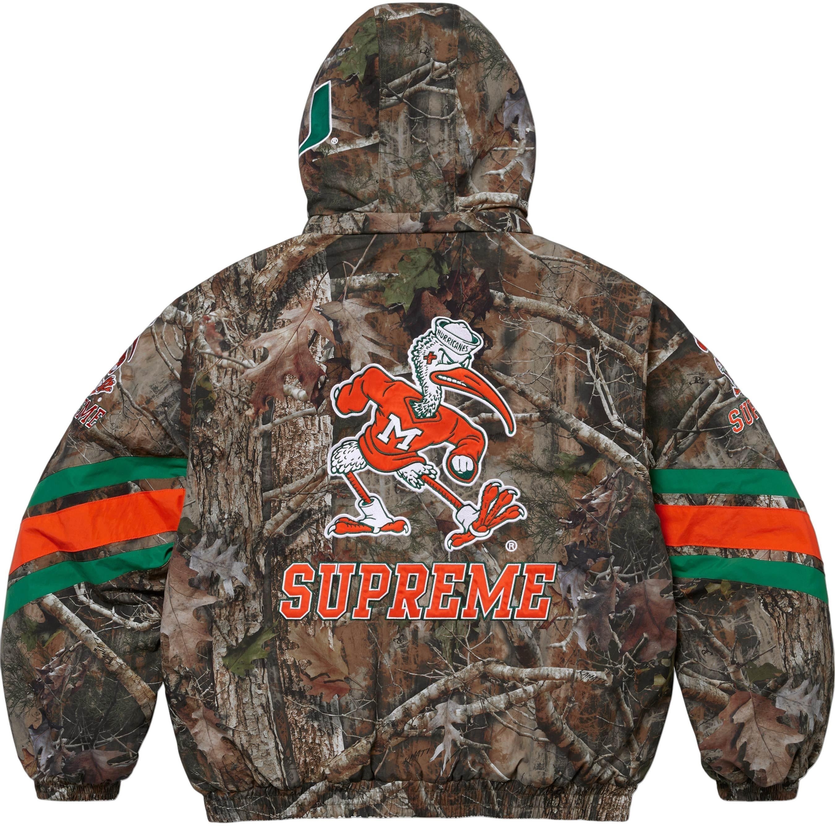 Supreme®/Mitchell & Ness NCAA Hooded Stadium Jacket view 2